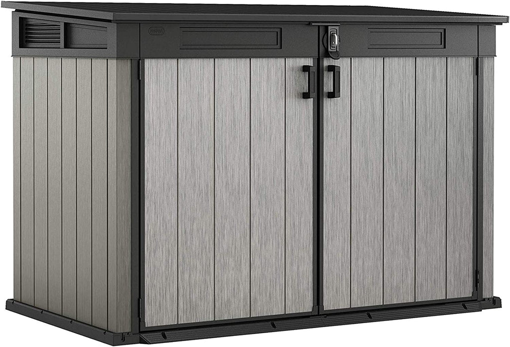 Keter Grande Store 2020L Outdoor Storage Shed – Grey, Heavy-Duty Duotech Design