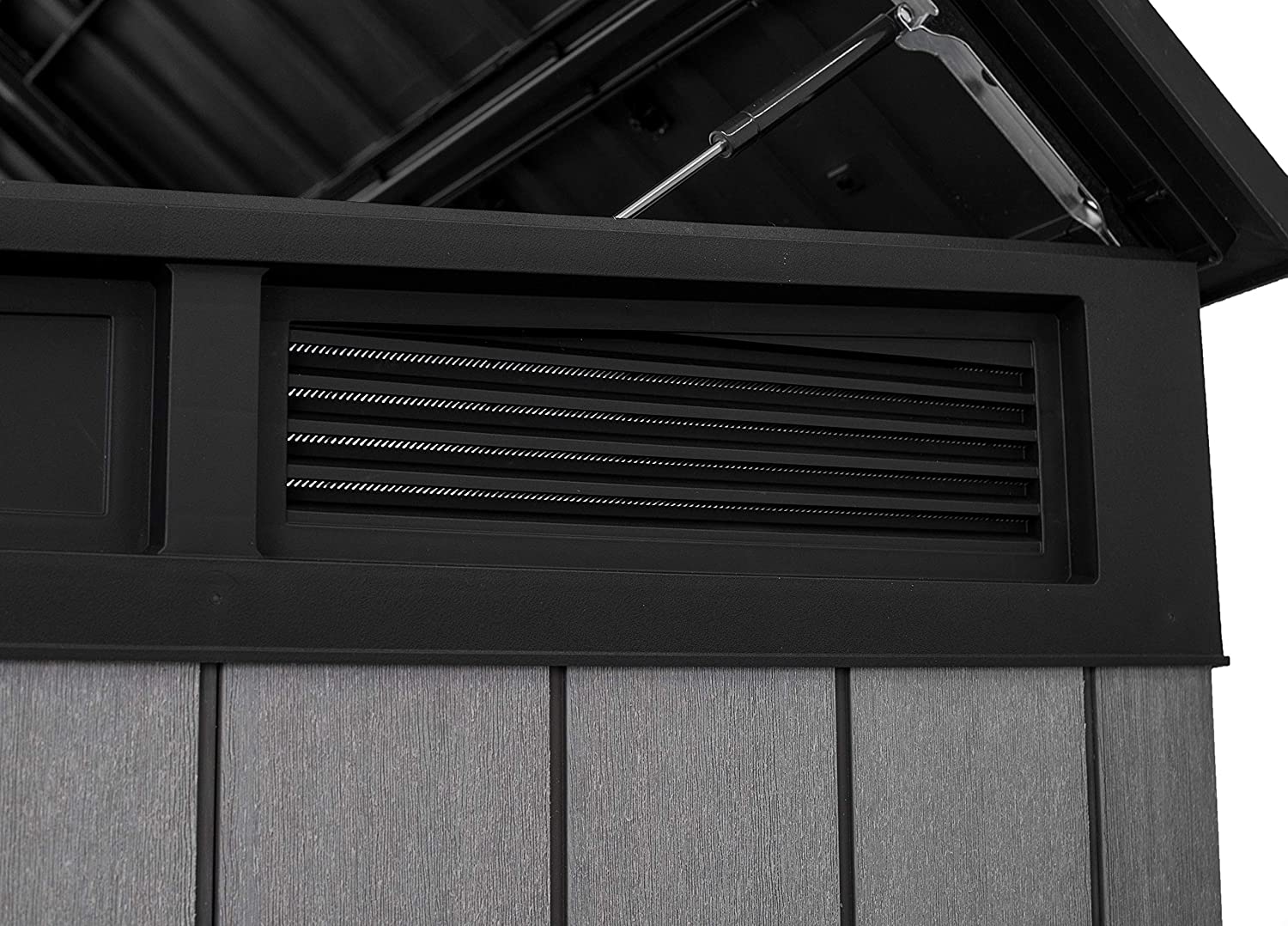 Keter Grande Store 2020L Outdoor Storage Shed – Grey, Heavy-Duty Duotech Design